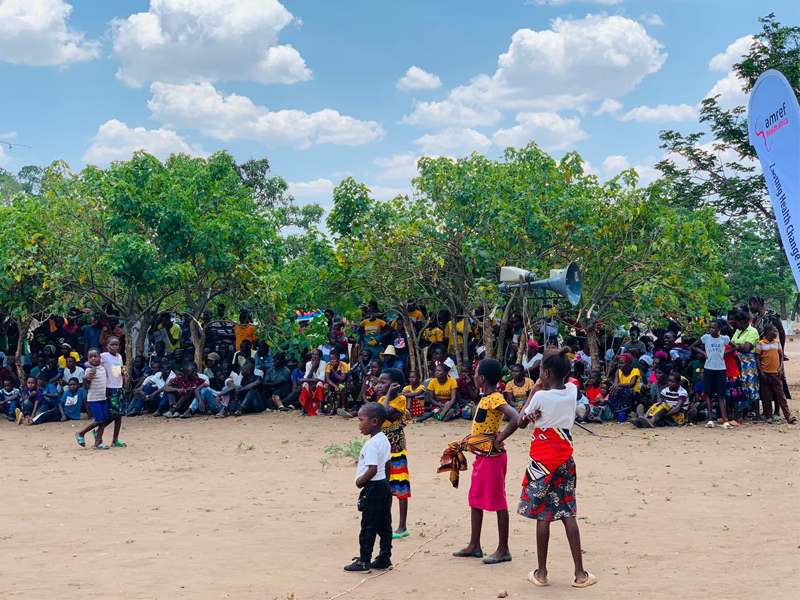 More than 1200 people attended a celebration marking the receipt of much-needed vaccine fridges at Kasamanda Rural Health Centre in Mambwe District, Zambia