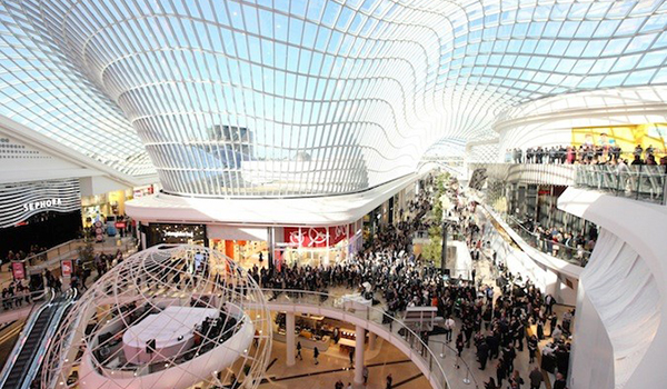 Image: The 2016 $600M Chadstone Shopping Centre development in South-Eastern Melbourne