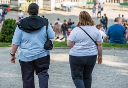 Obese couple