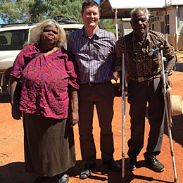 Gordon Ingkatji and Nyunmiti Burton