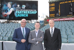 David Koch, David Lloyd at Darren Burgess at Adelaide Oval