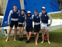 UniSA Sailing team at training