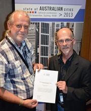Dr Johannes Pieter presented with the Peter Harrison Memorial Prize for his research