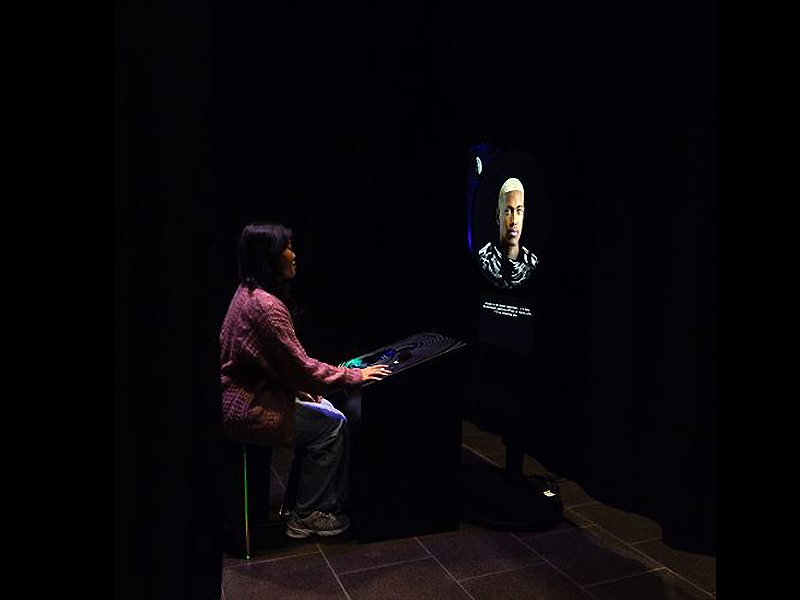 Visitors can interact with an AI-powered digital avatar (MetaHuman)