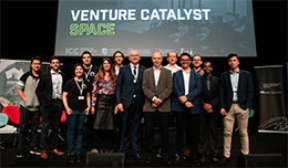 Venture Catalyst Space 2018 cohort with MP David Pisoni, panel, Jasmine Vreudgenburg and Terry Gold.
