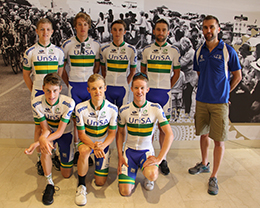 The UniSA-Australia team for the 2017 Tour Down Under