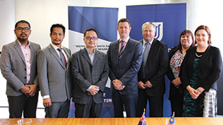 UniSA and Malaysian Automotive Institute representatives.