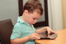 Boy with tablet 