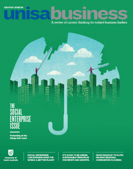 Business Magazine Cover image