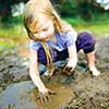 Girl playing outside thumbnail