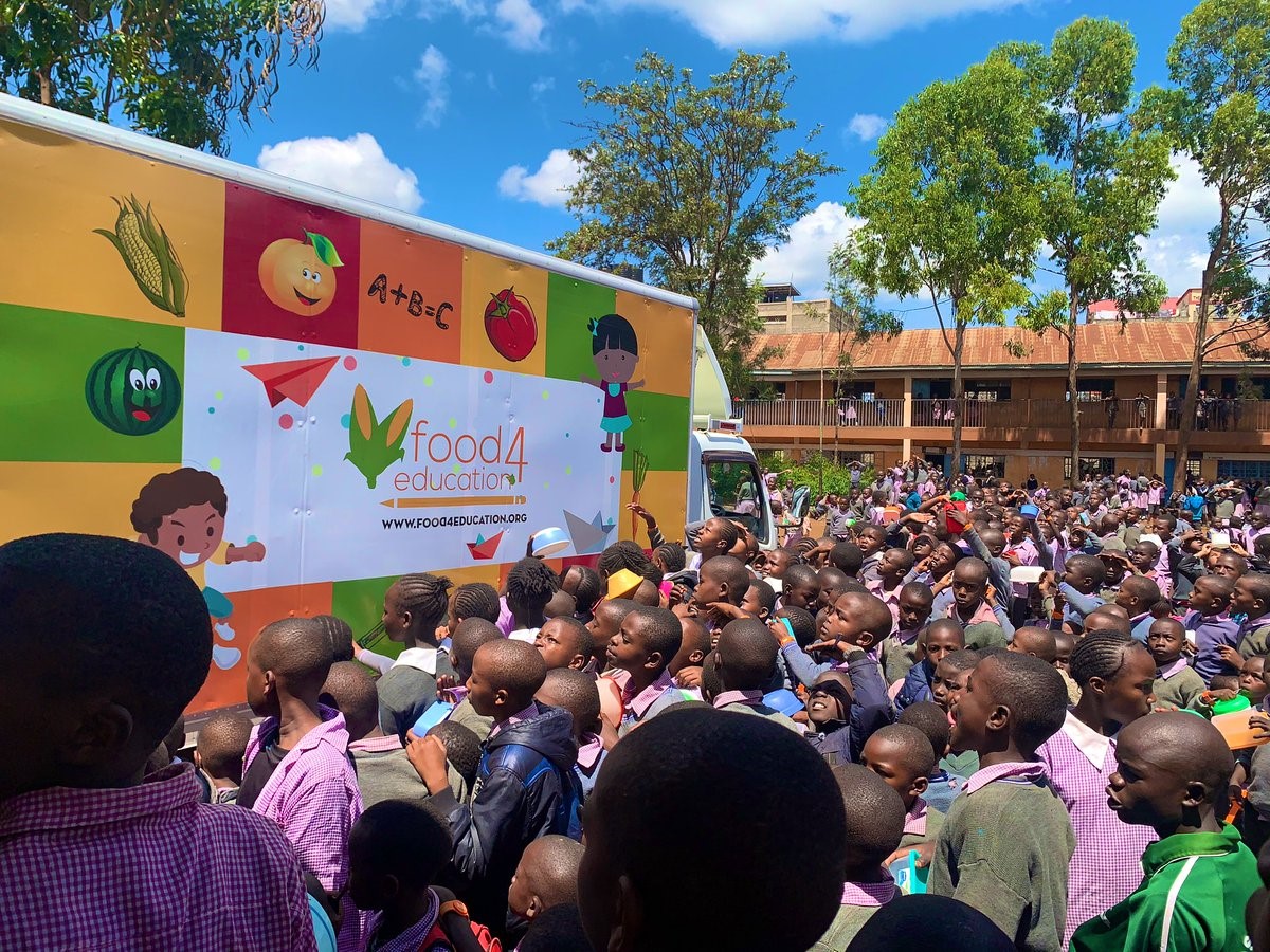 Food for Education in the midst of feeding hungry children at lunchtime