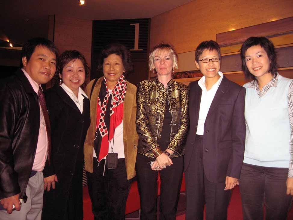 Sharifa (second to right) with her fellow UniSA Master of Social Science graduates and friends