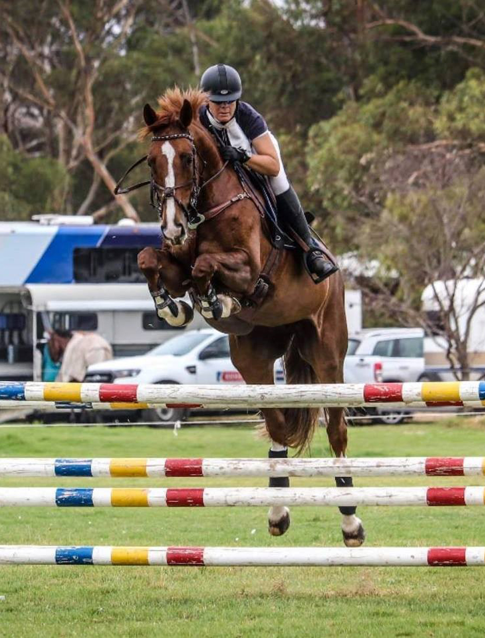 Wendy competing with horse, Gitta Bella from the 2019 Canoe Tree Horse Trials Source