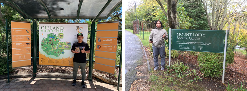 One of the most important parts of Heri’s time at UniSA was the Botanic Gardens and National Parks he visited all over the country and how much he learned from how they were managed