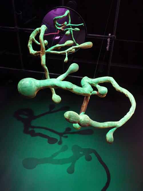 One of Walker’s sculptures at MOD.’s Underground exhibit. 