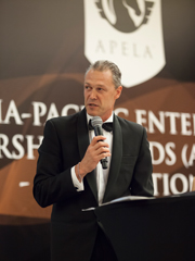 Alan Beattie at the Inaugural Asia-Pacific Enterprise Leadership Awards (APELA) 2013