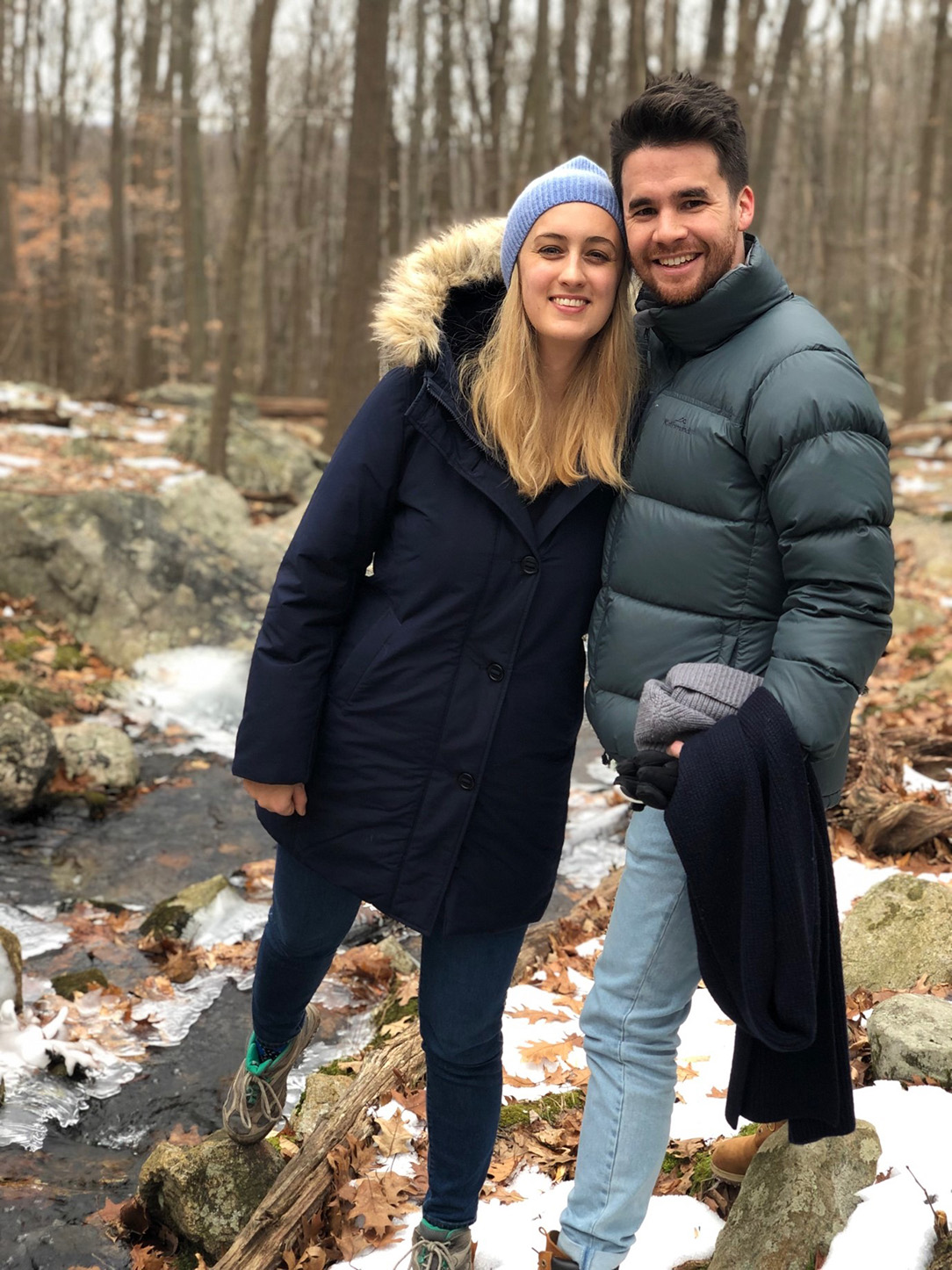Clare and husband, Tom, in on a weekend trip in Upstate New York