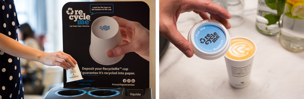 Detpak’s innovative RecycleMe™ cups that the South Australia’s Coatings Group at UniSA’s Future Industries partnered with The Group to create.