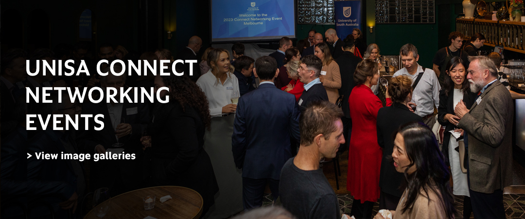 Alumni at a UniSA Connect Networking Event