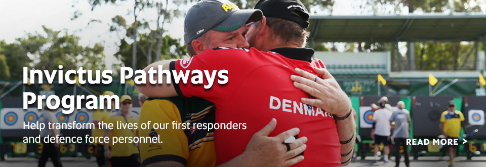 Invictus Pathways Program. Help transform the lives of our first responders and defence force personnel. Read more...