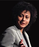 Irene Khan delivering the 2004 Annual Hawke Lecture