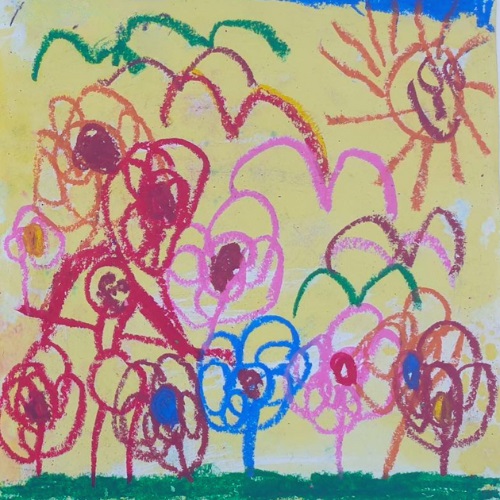 Image: Drawing from the Bob Hawke Collection by Kindergarten B at Pendle Hill Public School, June 1990.