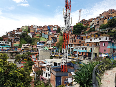 Comuna 13 in Medellin.