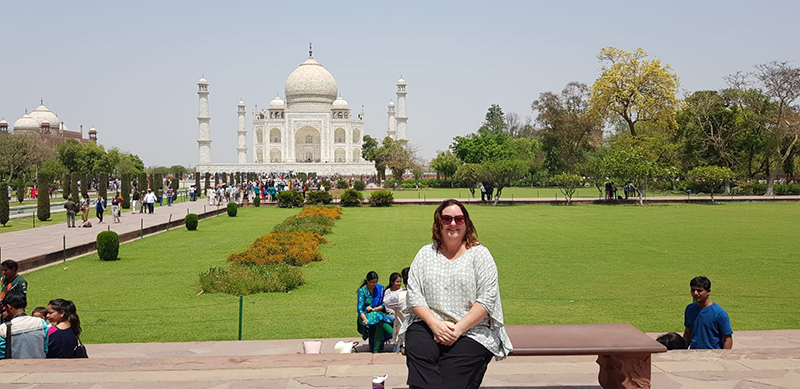 Kylie Hannant in India