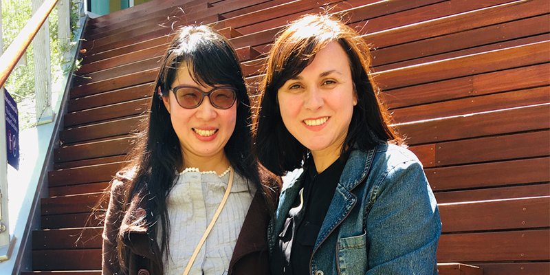Wei Gao and Margaret Cocci, who completed a seven-week intensive foundation global sociology course through UniSA College, say studying with other women who’d been through similar experiences helped them feel supported.