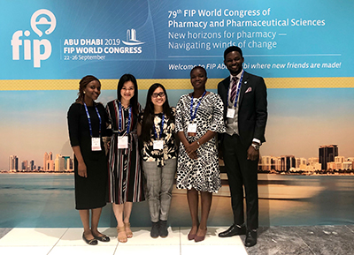 At the 2019 Congress (from left) were Ayodeji Matuluko (Chairperson of Projects, Nigeria), Renly Lim (President-Elect), Sherly Meilianti (President for year 2020, United Kindgom/Indonesia), Grace Armah (Secretary, Ghana), Funmbi Okoya (Chairperson of Public Relations, Nigeria).