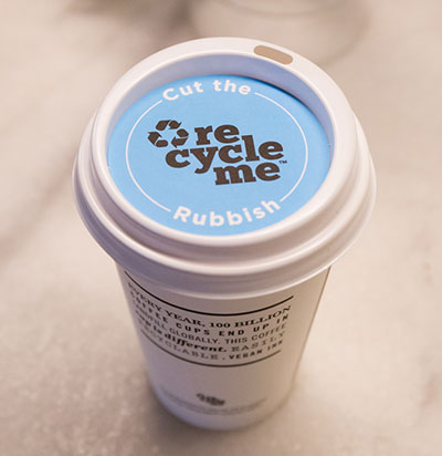 RecycleMe coffee cup