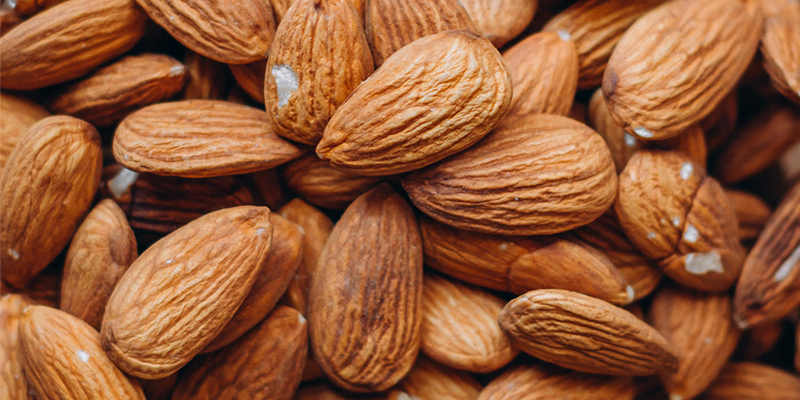 Almonds. Photo by Raspopova Marina on Unsplash