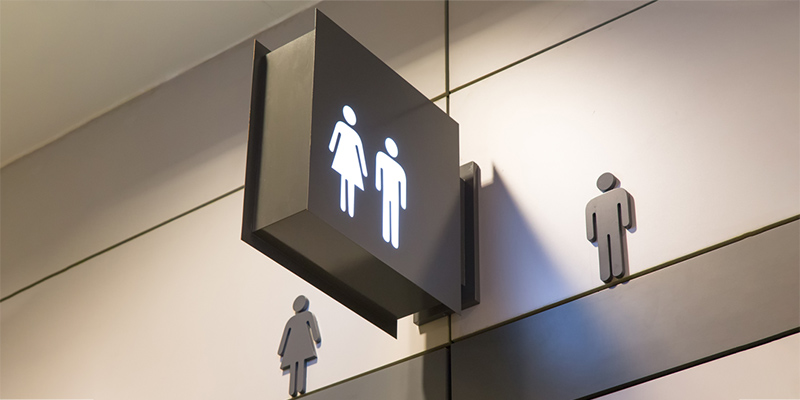 toilet signs