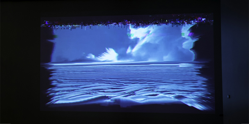 Thomas Folber, Eidetic, 2021, stereo video projection, 3m37s cyclical loop, dimensions variable.