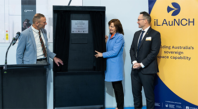 SA Deputy Premier Dr Susan Close officially opened the Advanced Manufacturing Metal 3D printing facility.