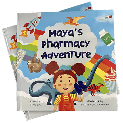 Book cover: Maya’s Pharmacy Adventure