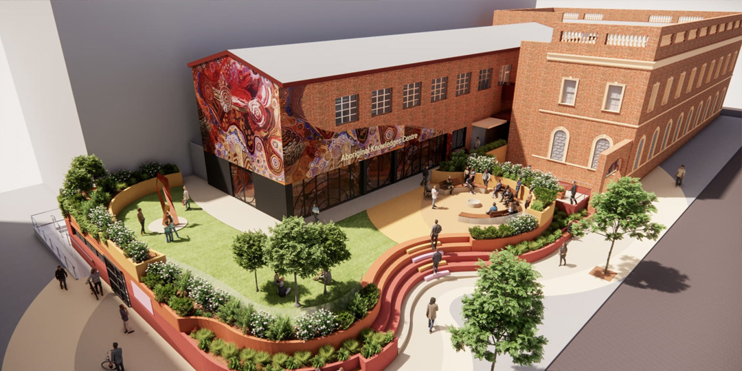 3d Render of the Aboriginal Knowledges Centre